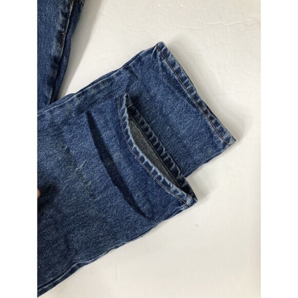 Vintage 59th St Bridge Wear 34X32 Denim Jeans Tapered Extreme High Rise - Picture 6 of 8